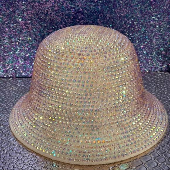 Sparkling Rhinestone Bucket Hat - Picture 1 of 3